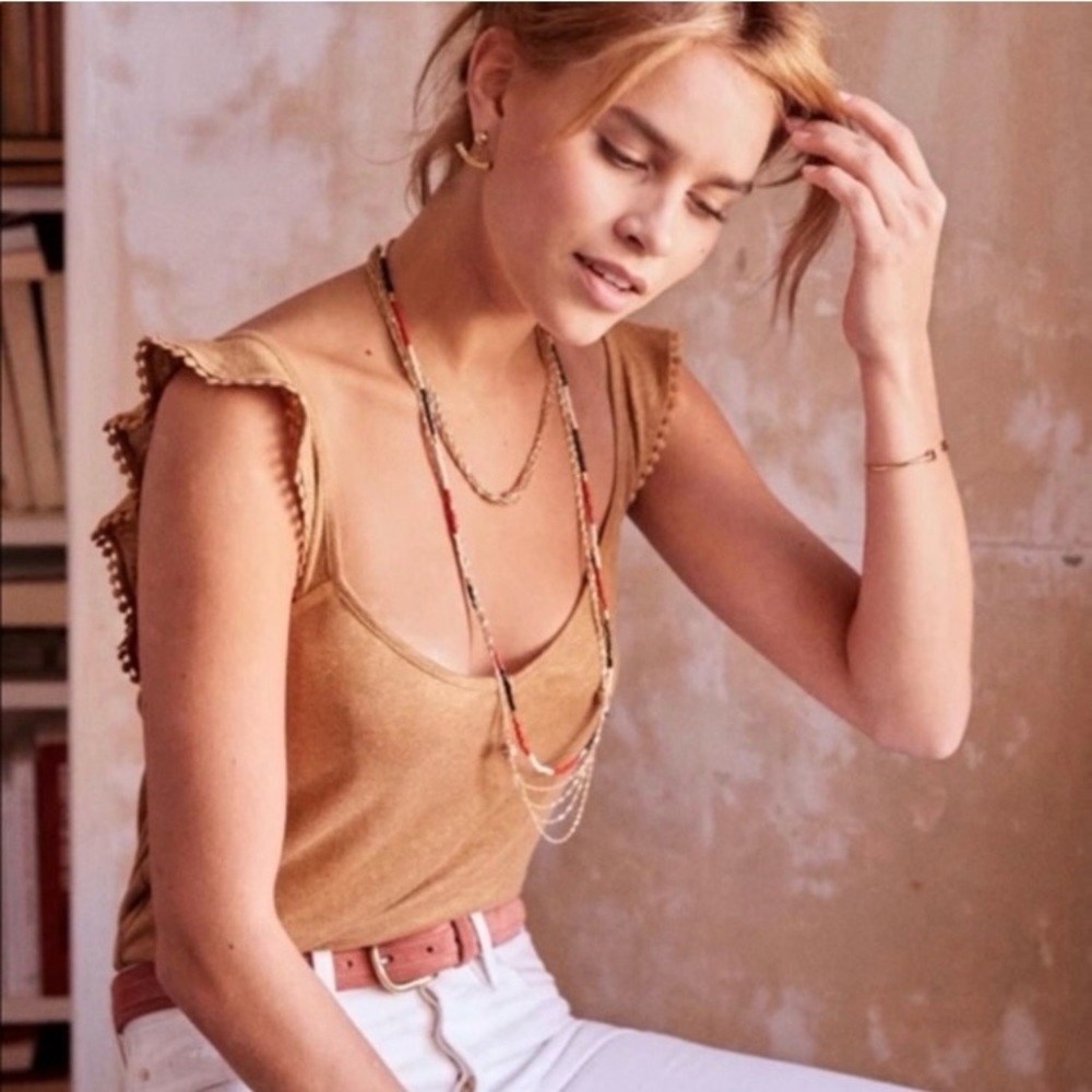 Sezane Lys tank, size S, new with tags! Perfect conditioned.